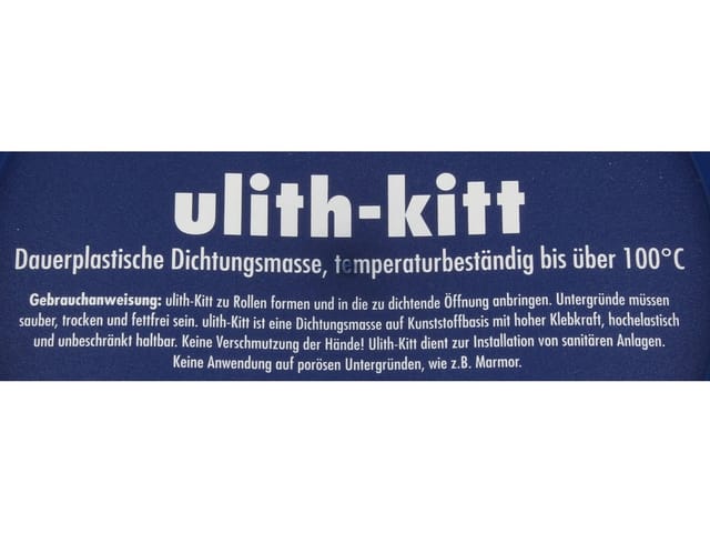Ulith - kitt Dauerplastische Dichtungsmasse - wasserfest 500 gr. Dose