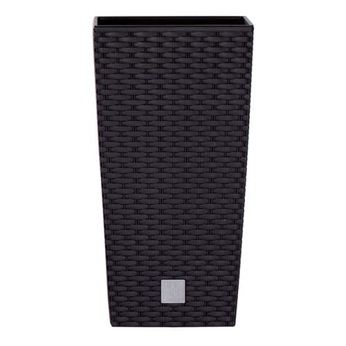 91,5 -Liter -Zeit Pot mit Einsatz 40 x 40 x 75 cm in Anthrazitfarbe