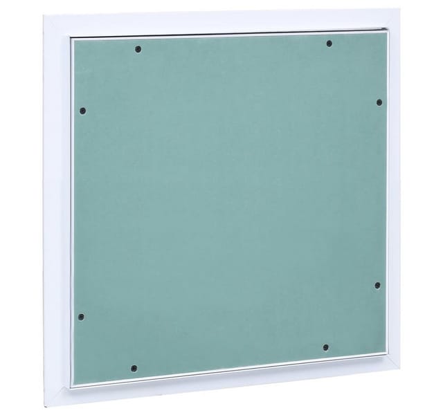 Revisionsklappe mit Aluminium-Rahmen und GK-Einlage 400x400 mm Vidaxl