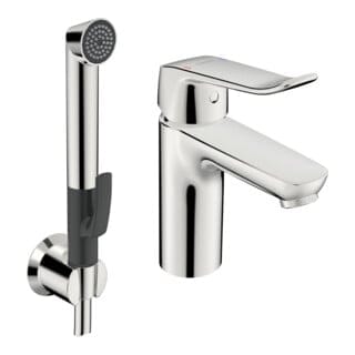 Hansa - care Waschtischarmatur mit Funktionshandbrause,