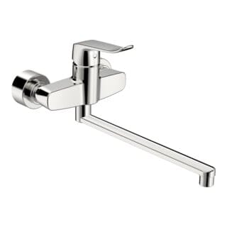 Hansa - clinca Waschtischarmatur, Ausladung 377 mm, chrom,