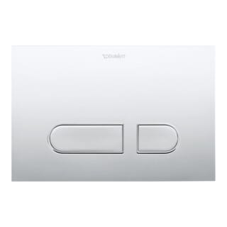 Duravit - DuraSystem - Betätigungsplatte A1 für wc, Chrom glänzend WD5001021000