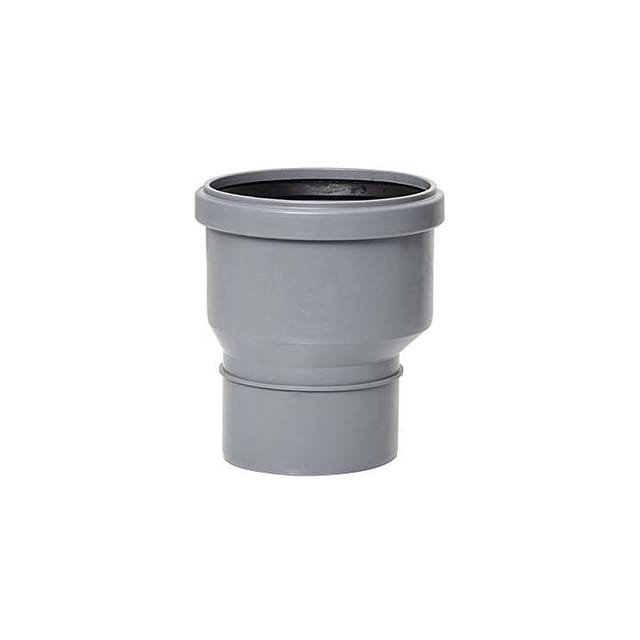 Airfit - PP-Reduzieradapter exzentrisch dn 110/90 grau 61190RA