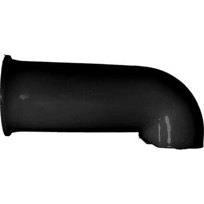 FP - ibc Auslaufbogen pp, schwarz 0 0