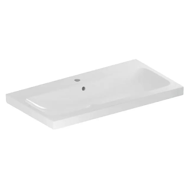 Keramag - Geberit iCon Light Waschtisch, 90 cm x 48 cm, mit Hahnloch, mit