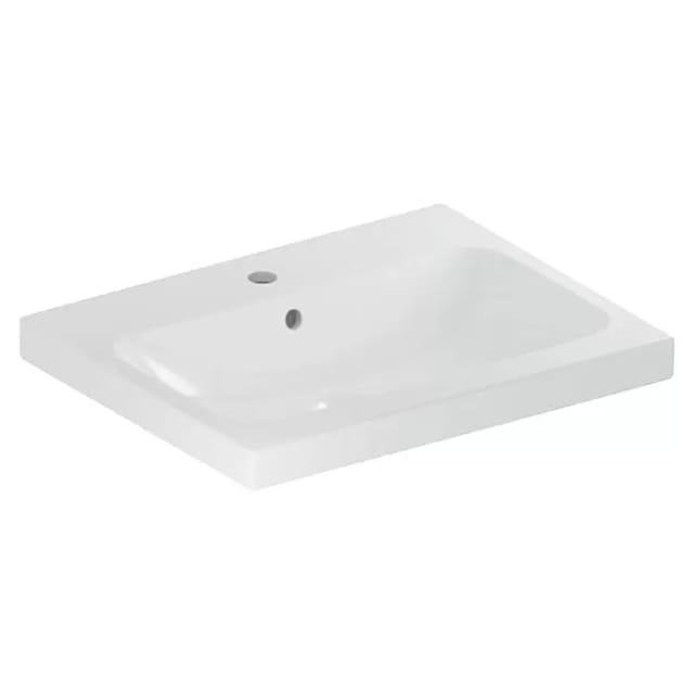 ICon Light Waschtisch, 60 cm x 48 cm, mit Hahnloch, mit - Geberit