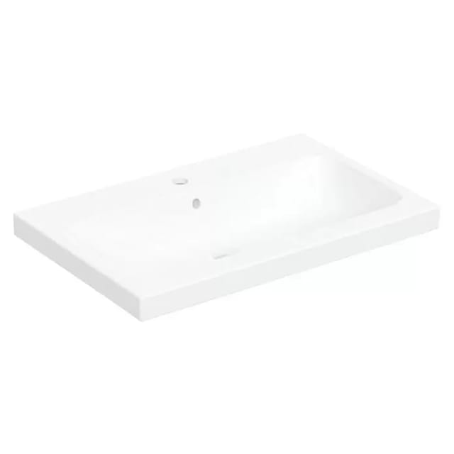 Keramag - Geberit iCon Light Aufsatzwaschtisch, 75 cm x 48 cm, mit