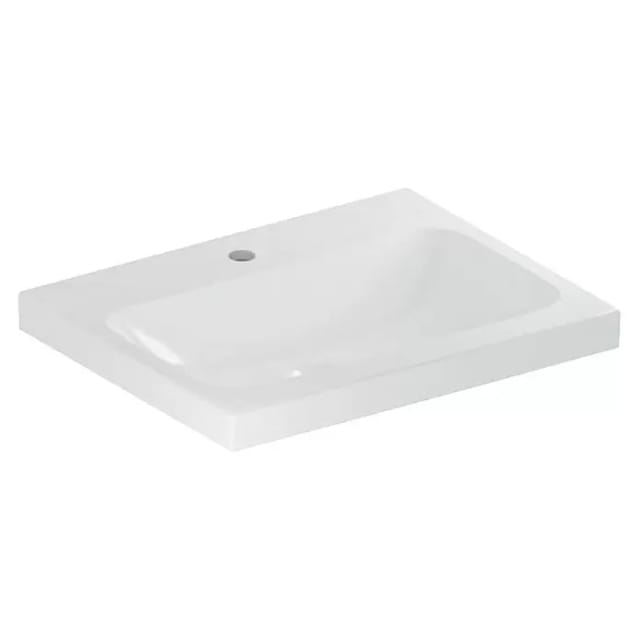 Keramag - Geberit iCon Light Waschtisch, 60 cm x 48 cm, mit Hahnloch, ohne