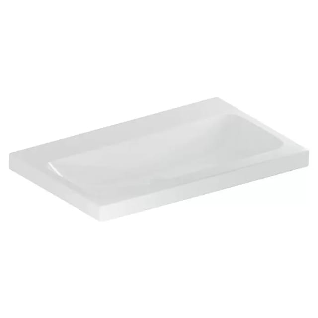Keramag - Geberit iCon Light Waschtisch, 75 cm x 48 cm, ohne Hahnloch, ohne