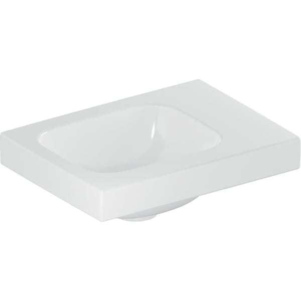 Keramag - Geberit Icon Light Handwaschbecken, 38 Cm X 28 Cm, Ohne Hahnloch,
