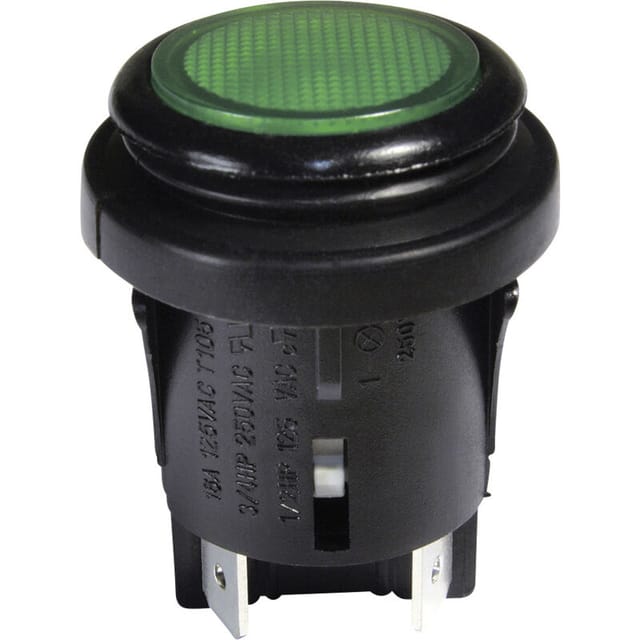 Inter Bär - interBär 3659-250.22 Druckschalter 250 v/ac 16 a 2 x Aus/Ein rastend IP65 1 St.