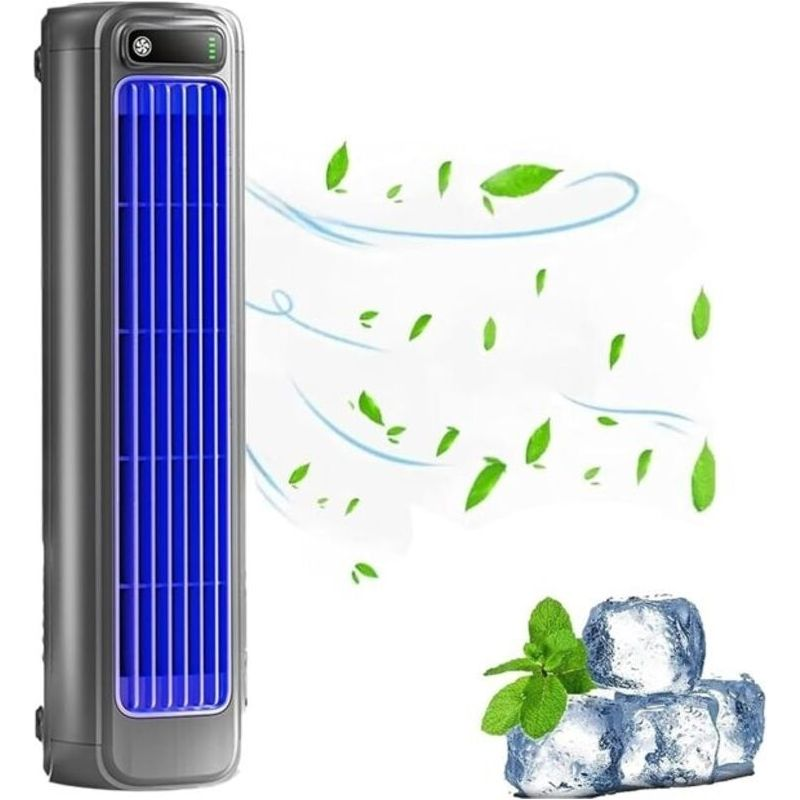 Ventilateur De Refroidissement Portable Silencieux 3 Vitesses Ventilateur Mural Sans Perforation Pour Bureau/cuisine/chambre