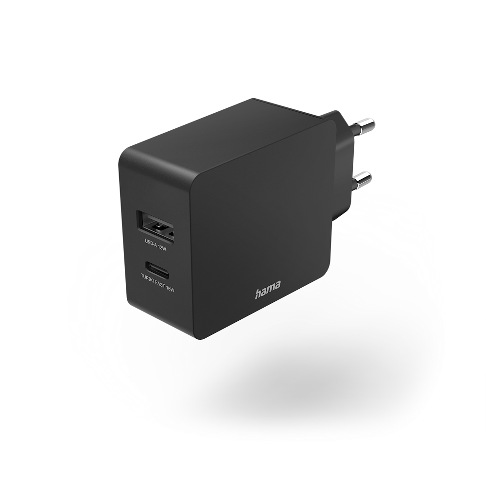 Hama Ladegerät, Usb-c (pd/qc) Usb-a, 30 W, 20 Stk Display