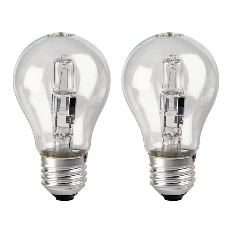 Xavax Halogen-glühlampe, E27 57w, Warmweiß, 2 Stück