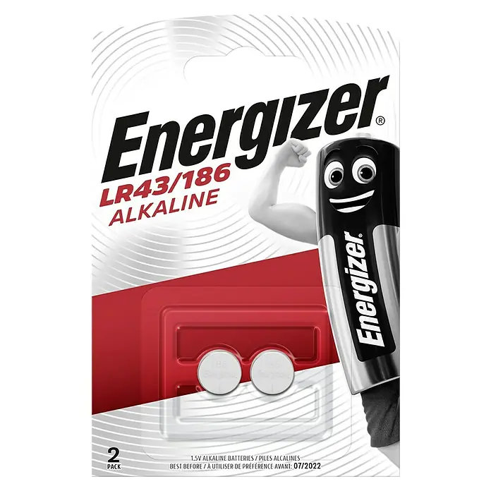 Energizer - Knopfzelle lr 43 1.5 v 2 St. 123 mAh Alkali-Mangan AG12