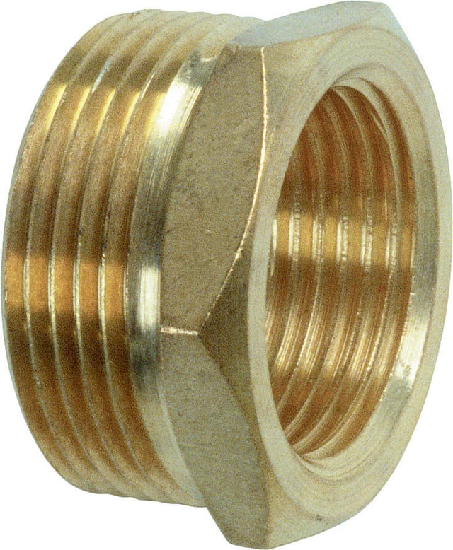 Cornat - Messing Reduzierstück ag 1 1/4 + ig 1 Schraubfittings