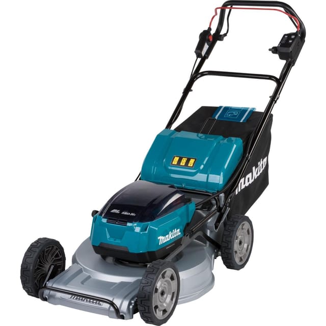 Selbstfahrender Rasenmäher 36V 2 x 18V Li-Ion 5 Ah Makita 4 Akkus - DLM533PT4