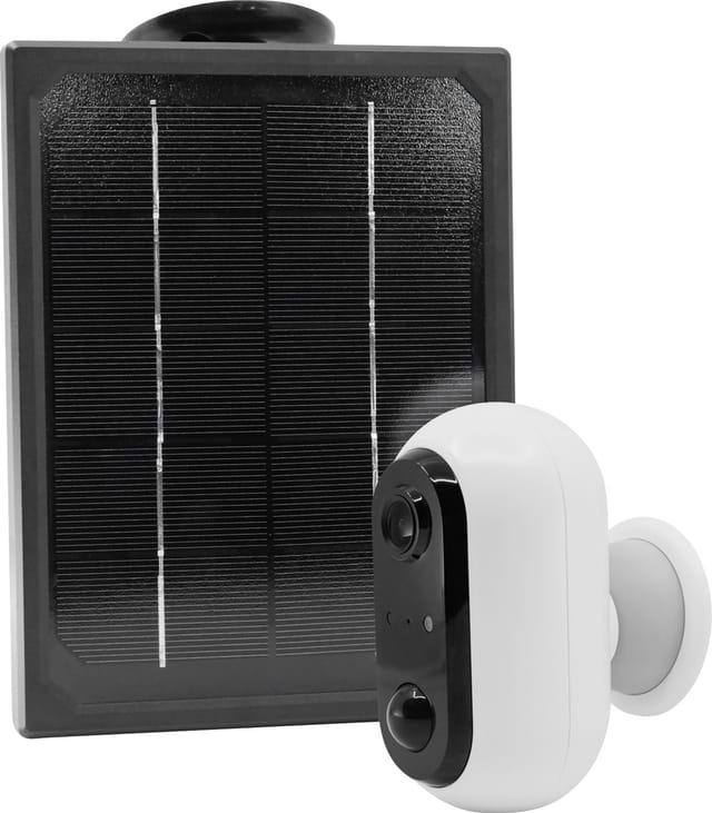 Avidsen - Solarkamera HomeCam Bat autonome, solarbetriebene Außenkamera Überwachungskamera