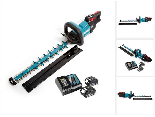 Duh 502 rg Akku Heckenschere 18V 50cm + 2x Akku 6,0 Ah + Ladegerät - Makita