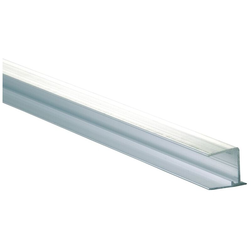 Abdeckprofil für Alveolarplatten aus Polycarbonat, Dicke 32 mm, Alu, L: 1,25 m