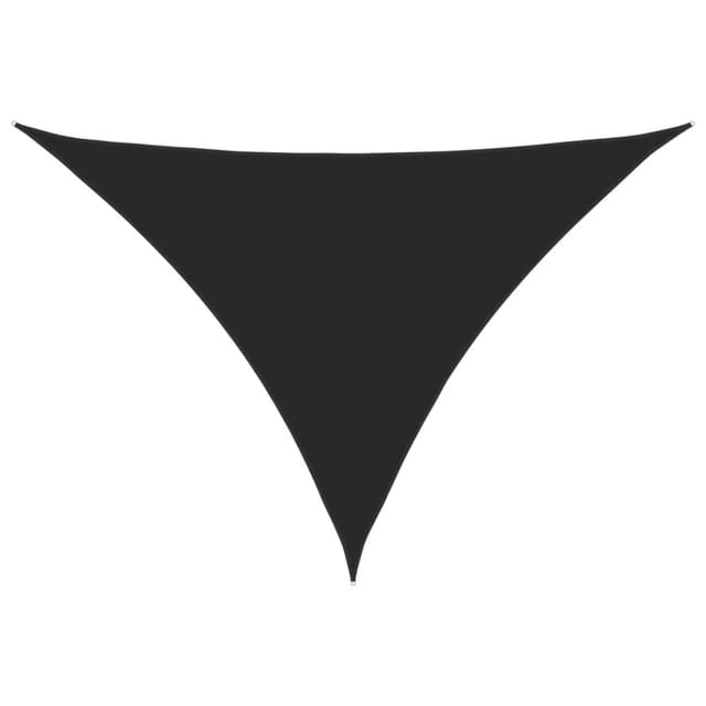 Sonnensegel Oxford-Gewebe Dreieckig 5x7x7 m Schwarz vidaXL