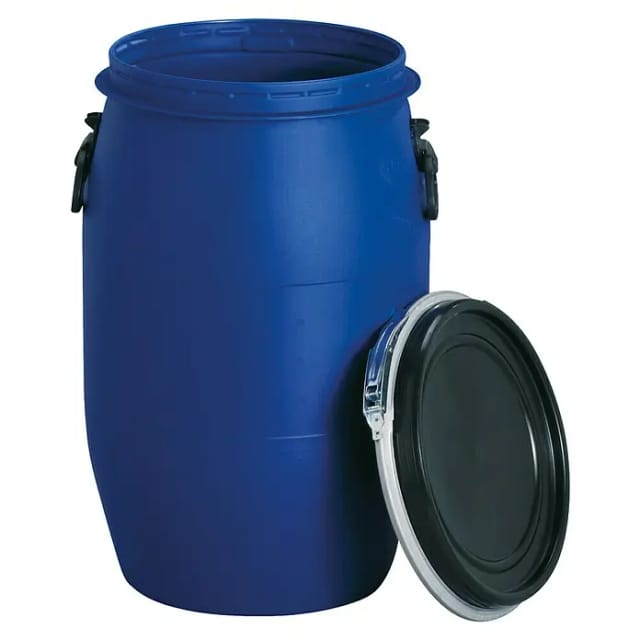 Graf - Kunststoff-Weithalsfass 60 Liter blau lebensmittelecht mit UN-Kennzeichnung