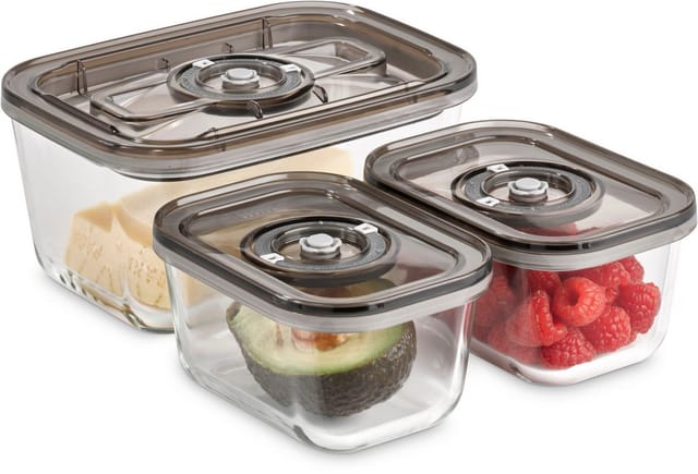 Caso VacuBoxx Eco-Set Frischebehälter-Set 3-teilig