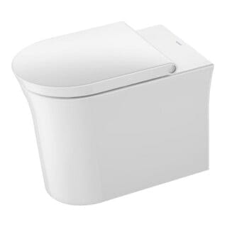 White Tulip Stand wc, rimless, Abgang waagerecht,580 mm,