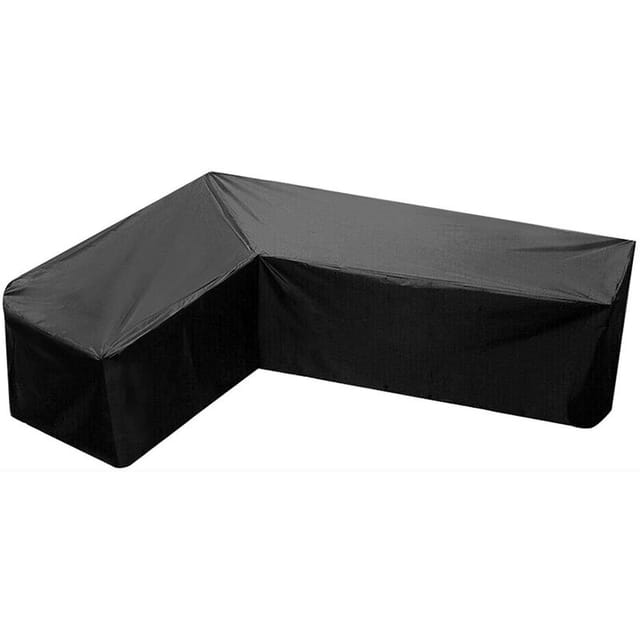 Garten-Ecksofa-Abdeckung – 215 x 215 x 87 cm, wasserdicht und UV-beständig, frost- und lichtbeständig – INHHUB