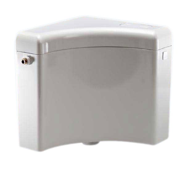 Sanit - Eckspülkasten 927 91902010000 mit Eckventil, weiss, 6-9 Liter