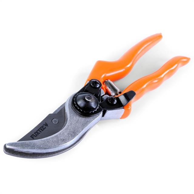 Rebschere Basic 20cm Profi Gartenschere der Klassiker Rosenschere Blumenschere Strauchschere - Fuxtec