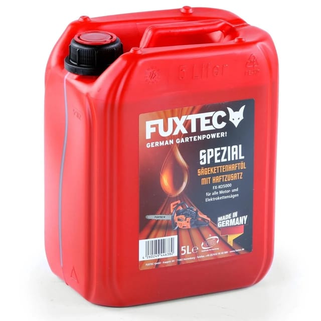 Original Kettenöl 5 Liter Sägekettenhaftöl mit Haftzusatz - made in germany - FX-KO5000 - Fuxtec