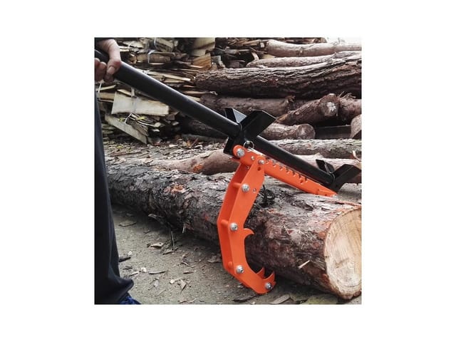 Fuxtec - 5in1 Stammheber Sägebock für Brennholz Fällheber Wendehaken Stammwender