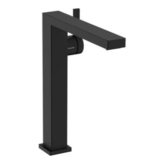 Hansgrohe Tecturis E - Waschtischarmatur mit Push-Open-Ablaufgarnitur, CoolStart, EcoSmart, schwarz matt 73073670