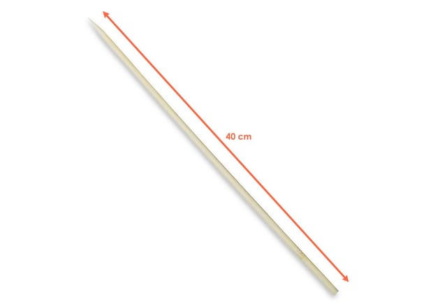Bambus Splittstab 40 cm natur - 200 Stück - Anzuchthilfe für Pflanztöpfe und Beete - Garten Pflanzstab Tomaten Blumentopf Rankhilfe Kletterhilfe