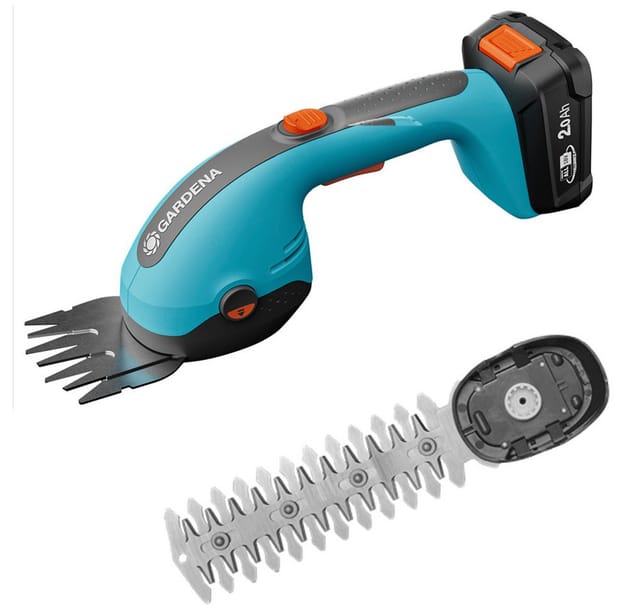 Gardena 14750-30 Akku-Grasschere 8 cm 18 V Schwarz, Grün