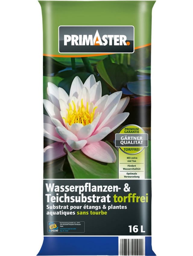 Primaster Wasserpflanzen-und Teicherde torffrei 16 L