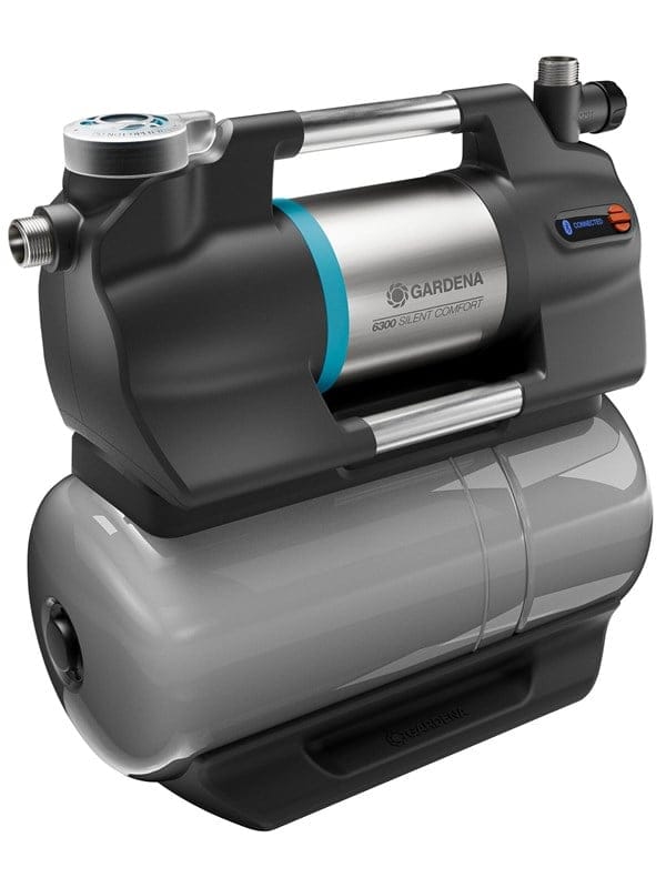Gardena - Hauswasserwerk 6300 SilentComfort, Bluetooth, Powerboost, 1050 w, 25 l 9068-20