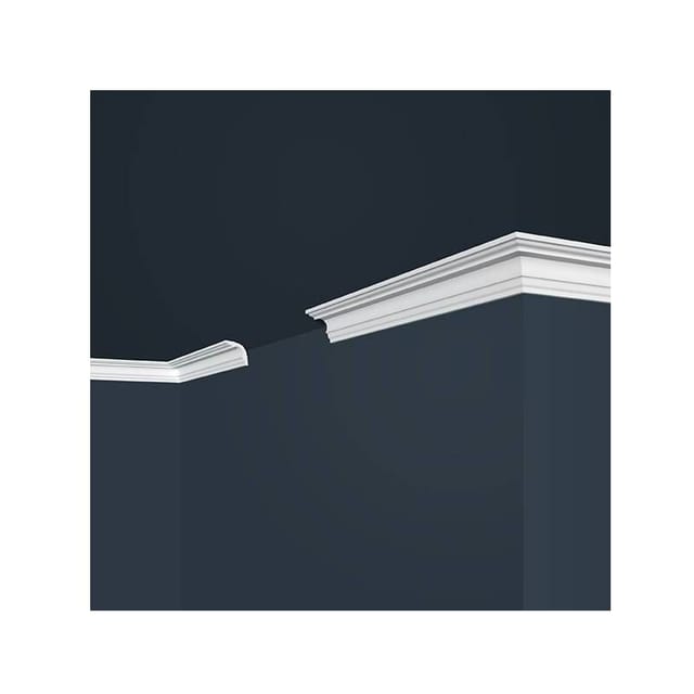 Proviston - Stuckleiste 35 x 35 x 2000 mm Deckenleiste Polystyrol Weiß