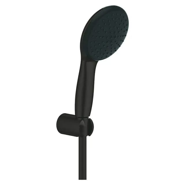 Grohe - Vitalio Start - Brausegarnitur: Handbrause, Stange und Schlauch, 2 Strahlarten, schwarz matt 279502431