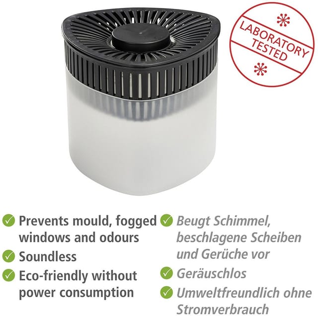 Entfeuchter Prisma 6 x 500 g - Grau - Wenko