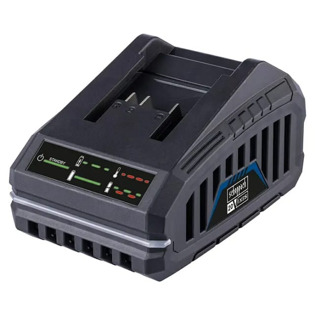 Ladegerat 20V fur 2,0/4,0 Ah Akku ixes serie Scheppach sbc2.4a