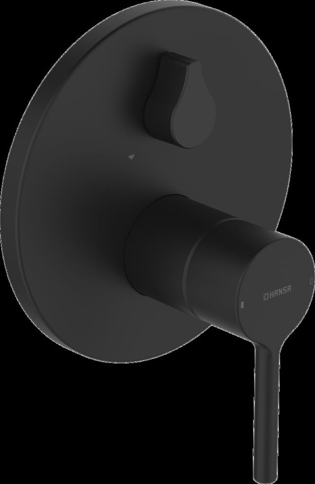 Hansa - Vantis - Unterputz-Badewannenarmatur, schwarz matt 8260906733