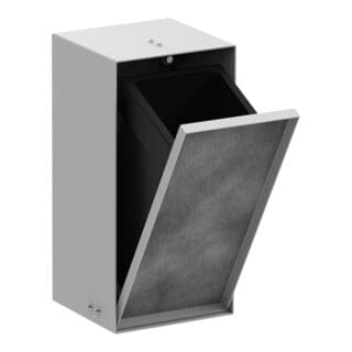 Hansgrohe - XtraStoris Rock - Unterputz-Abfallbehälter 2,5 l, weiß matt 56063700