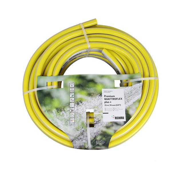 Rehau - Gartenschlauch Quattroflex plus + 3/4' 25m