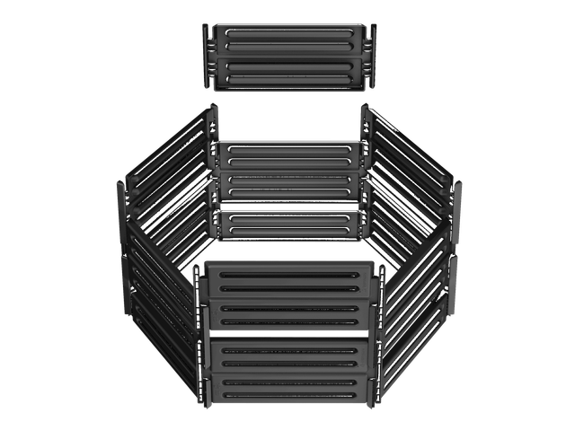 Air-king Steckkomposter 600 Liter schwarz - Garantia