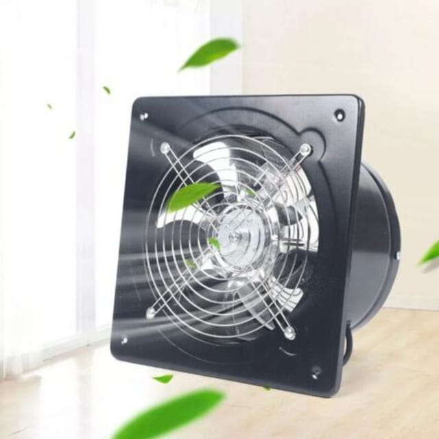 Axial Industrie Ventilator 200mm Gebläse Lüfter Wand Fenster Abluftventilator 850m³/h