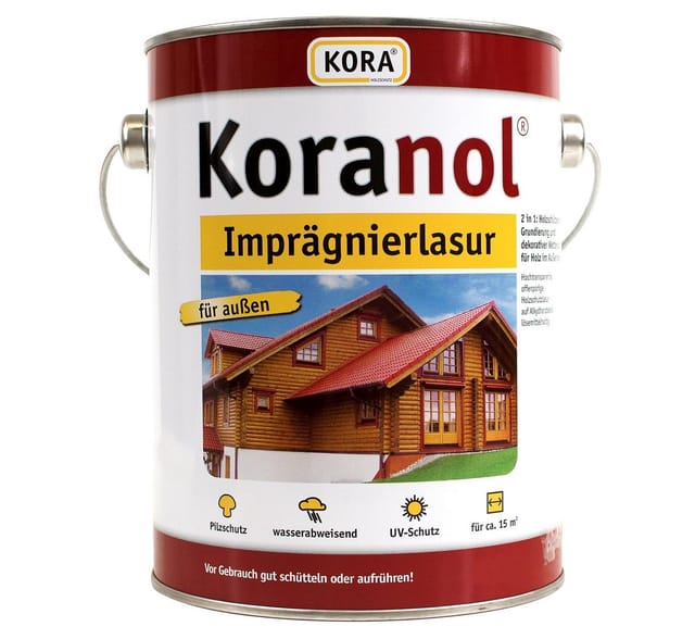 Nol Imprägnierlasur, Palisander, 2,5 Ltr - Kora