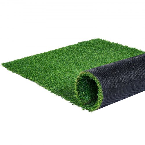 VEVOR Rasenteppich 1530 x 920 mm Kunstrasenteppich PP + PE Kunstrasen 35 mm Florhöhe UV-beständig Grasteppich mit einer Dichte von 17.000 Stichen