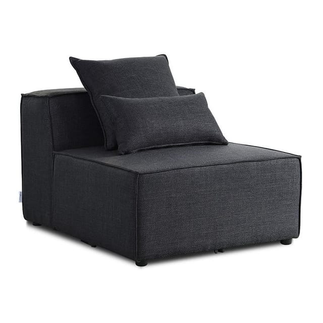 Modulares Sofa verona Farbe: Anthrazit, Ausführung: Mittelsofa Sofa Couch Modularsofa Wohnzimmersofa - Home Deluxe